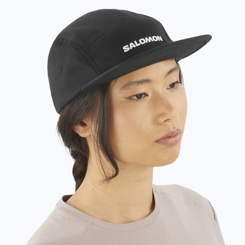 Berretto da baseball Salomon 5 Panel nero profondo