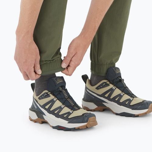 Pantaloni da trekking Salomon Wayfarer Ease da uomo in foglia d'uva