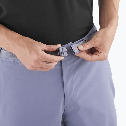 Pantaloncini da trekking Salomon Outerpath Utility uomo blu granito / blu notte