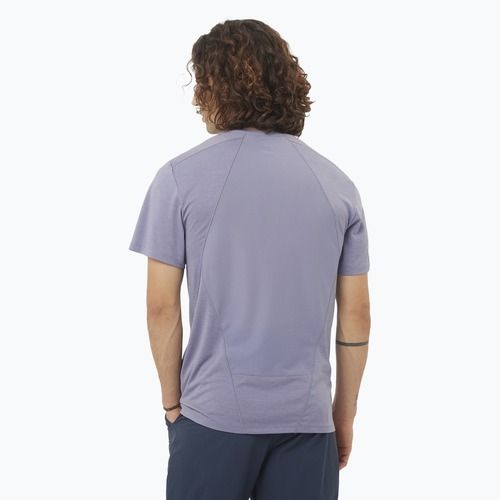 Salomon Outline Tee Uomo blu granito