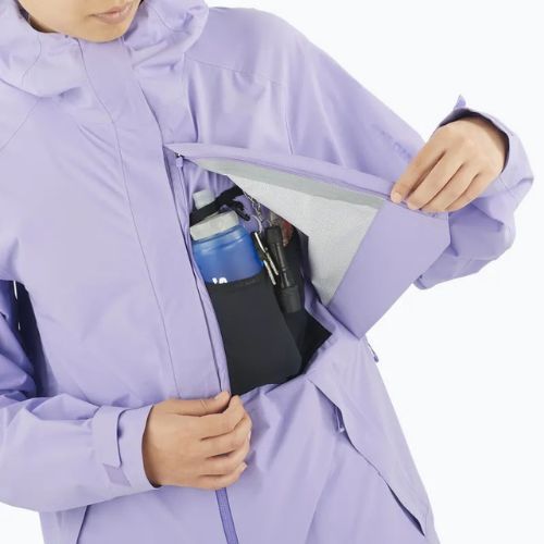 Giacca a vento Salomon Outerpath Pro 2.5L viola tulipano da donna