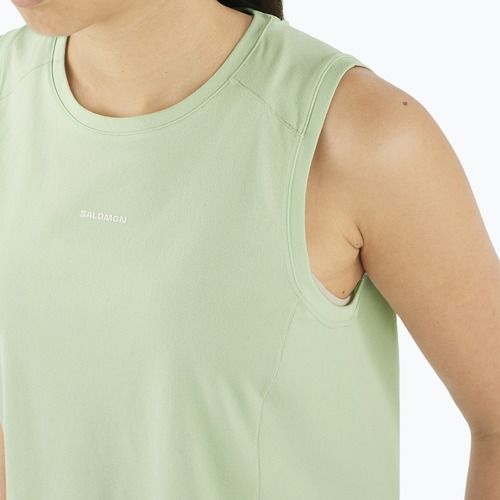 Salomon Trackline Tank - Maglietta donna schiuma di mare