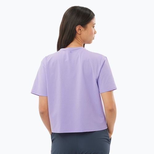 Maglietta Salomon Trackline donna SS viola tulipano