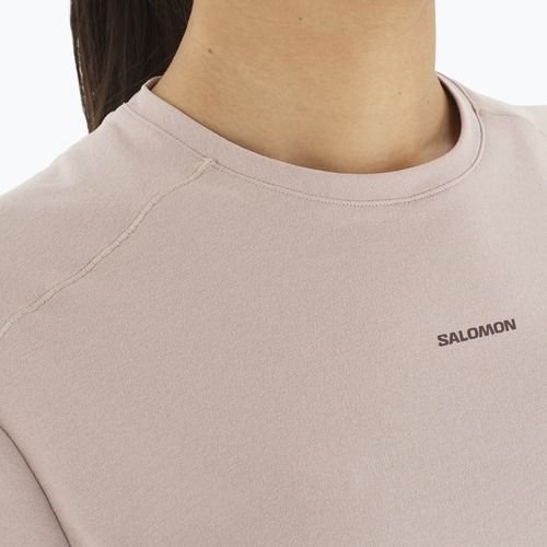 Maglietta Salomon Trackline Tee SS da donna etherea