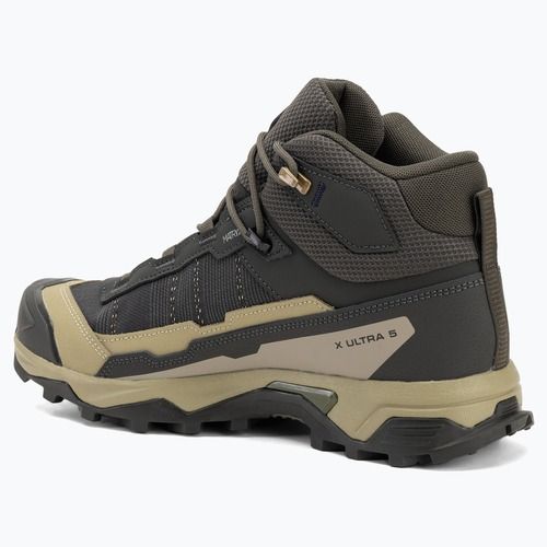 Scarpe da trekking da uomo Salomon X Ultra 5 MID GTX torba / grigio verde / blu notte