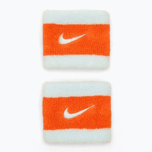 Polsini Nike Swoosh blu ghiacciaio/arancio sicurezza/blu ghiacciaio