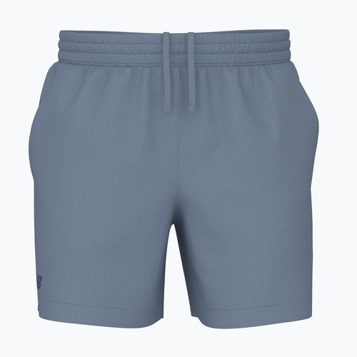 Pantaloncini da tennis New Balance Tournament Seersucker Short da uomo, con colori blu scuro