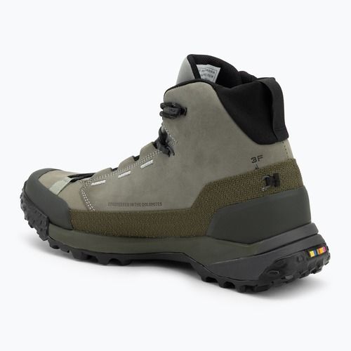 Stivali da trekking Salewa da uomo Puez Leather Mid Ptx shadow / dark olive