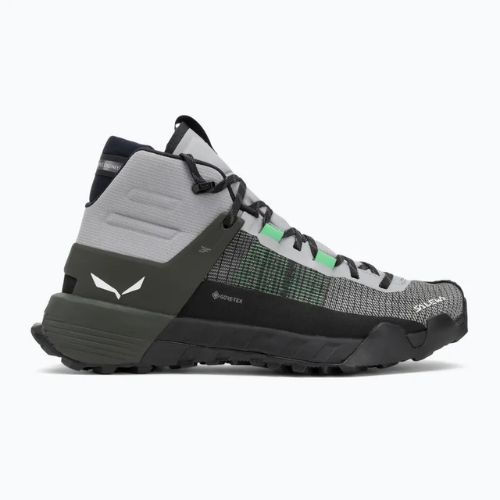 Scarpa da avvicinamento Salewa Wildfire Nxt Mid GTX da uomo in lega / oliva scuro