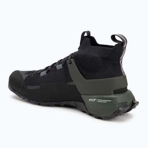 Scarpa da avvicinamento Salewa Wildfire Nxt Knit onice / oliva scura da uomo