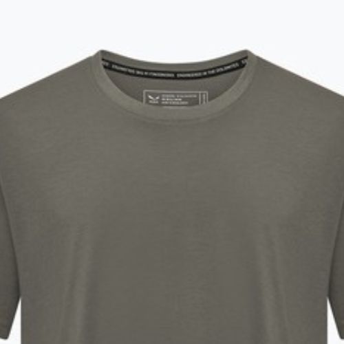 T-shirt Salewa Eagle Logo Patch Uomo 5A50 verde sbiadito