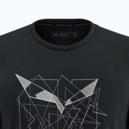 T-shirt Salewa Eagle Geometric black out da uomo