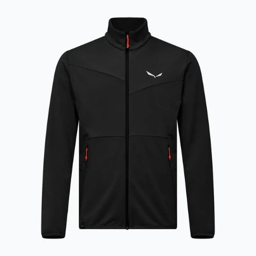 Felpa trekking uomo Salewa Puez Cammio PL black out