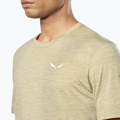 Maglietta da trekking Salewa Eagle Minilogo AM quicksand da uomo