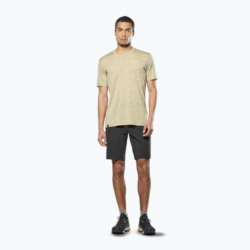 Maglietta da trekking Salewa Eagle Minilogo AM quicksand da uomo