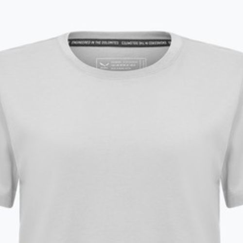 Maglietta da donna Salewa Eagle Logo Patch 0060 bianco ottico