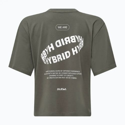 Maglietta Salewa Eagle Hybrid Loose verde sbiadita da donna