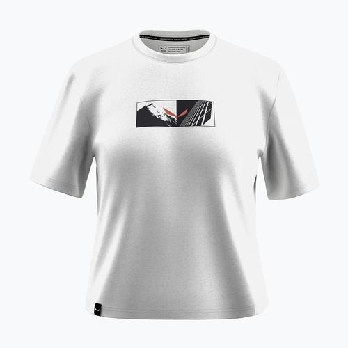 Maglietta Salewa donna Eagle Hybrid Loose optical bianco
