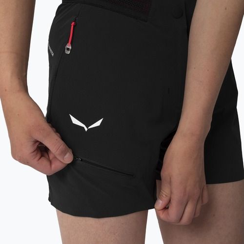 Pantaloncini da trekking da donna Salewa Pedroc Pro Dst Cargo nero out