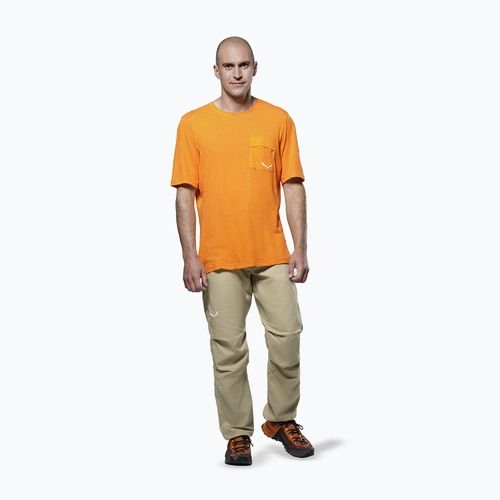 Camicia da trekking Salewa Agner Hemp/Dst turmeric da uomo