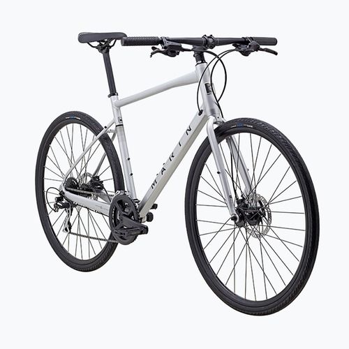 Marin Fairfax 2 bici da cross da uomo 700C argento lucido/nero