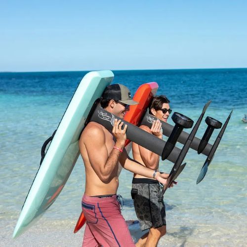 Kit Lift Foils 4'9 Seafoam 200-v2/38 + Batteria 1.5 Full+ Propulsione 32" standard con cavo AC blu