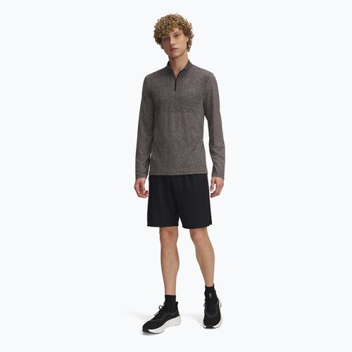 Pantaloncini da corsa Under Armour Launch 9" neri/riflettenti da uomo