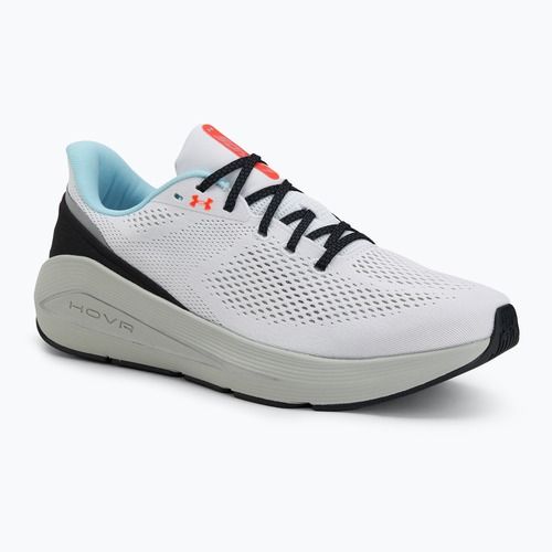Under Armour Sonic 7 scarpe da corsa da uomo bianco/verde idro/argento metallico