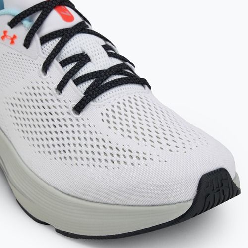 Under Armour Sonic 7 scarpe da corsa da uomo bianco/verde idro/argento metallico