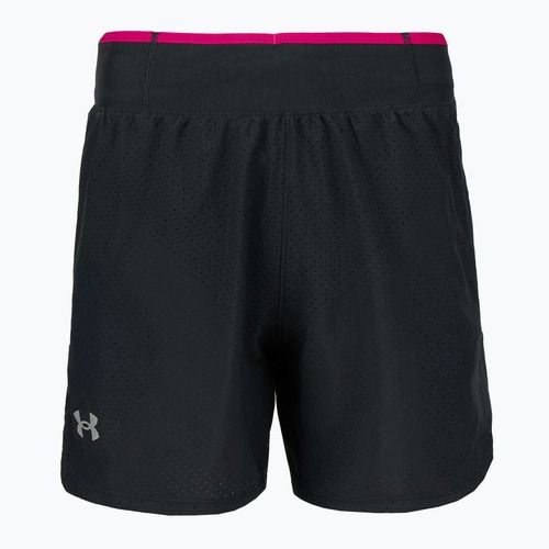 Pantaloncini da corsa Under Armour Trail Run Launch neri / riflettenti da uomo