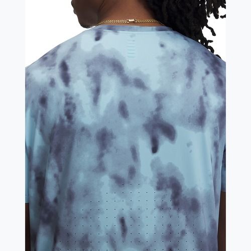 Maglietta da corsa Under Armour Launch Elite Print da uomo con stampa a flusso/riflettente