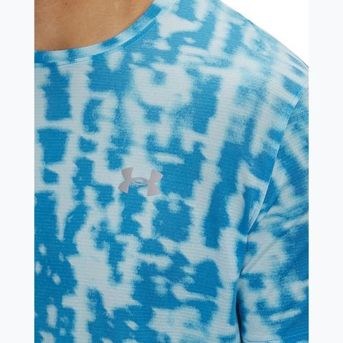 Maglietta da corsa Under Armour Launch Printed stream/riflettente da uomo