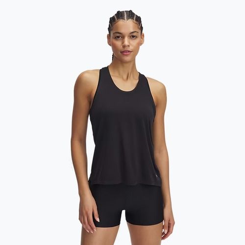 Under Armour Launch Camo Singlet nero/riflettente canotta da corsa da donna