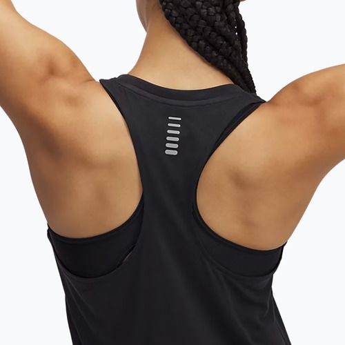 Under Armour Launch Camo Singlet nero/riflettente canotta da corsa da donna