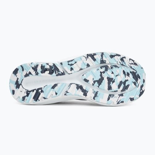 Under Armour Charged Pursuit 4 scarpe da corsa donna grigio acquazzone/grigio acquazzone/ghiaia metallica