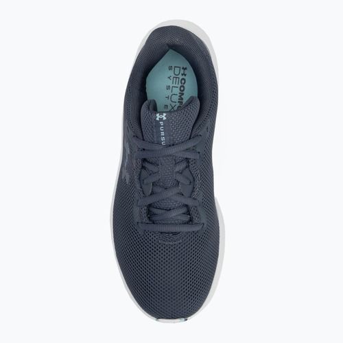 Under Armour Charged Pursuit 4 scarpe da corsa donna grigio acquazzone/grigio acquazzone/ghiaia metallica