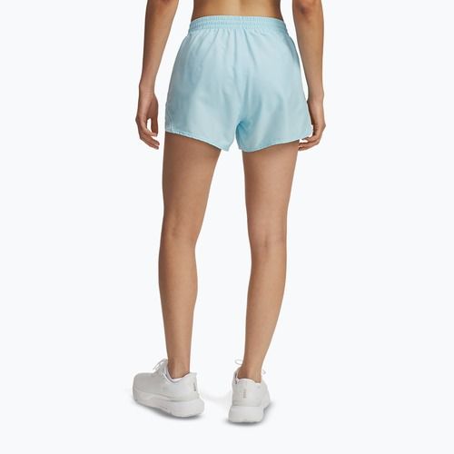 Pantaloncini da corsa Under Armour Fly By 3" stream/stream/riflettenti da donna