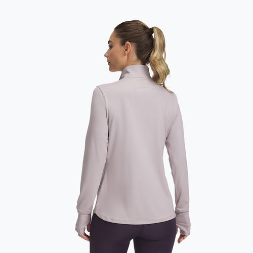 Under Armour Launch Pro Half Zip grigio alba/riflettente manica lunga da corsa da donna