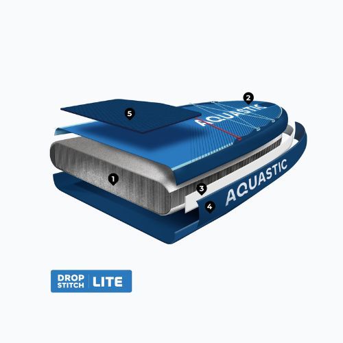 AQUASTIC SUP board Perth Pro 11'2" allround blu scuro