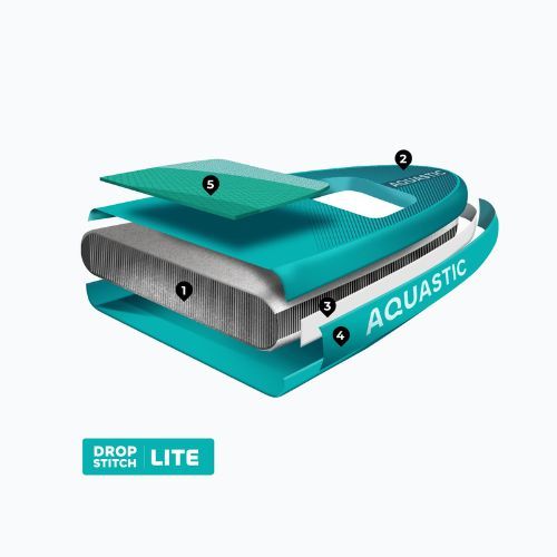 Set tavola SUP gonfiabile AQUASTIC Vista 11'2" green
