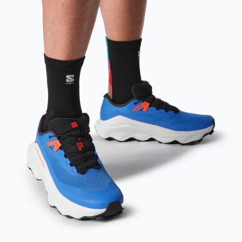 Salomon Ultra Glide 3 scarpe da corsa da uomo blu francese/roccia lunare/pomodoro ciliegia