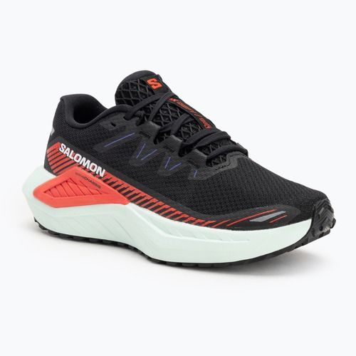 Scarpe da corsa da donna Salomon Drx Defy GRVL nero/pomodoro ciliegia/bay