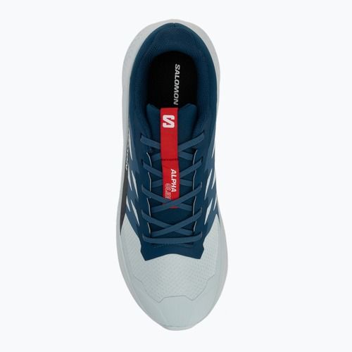Salomon Alphaglide scarpe da corsa da uomo blu ballad/blu scuro/rosso fuoco