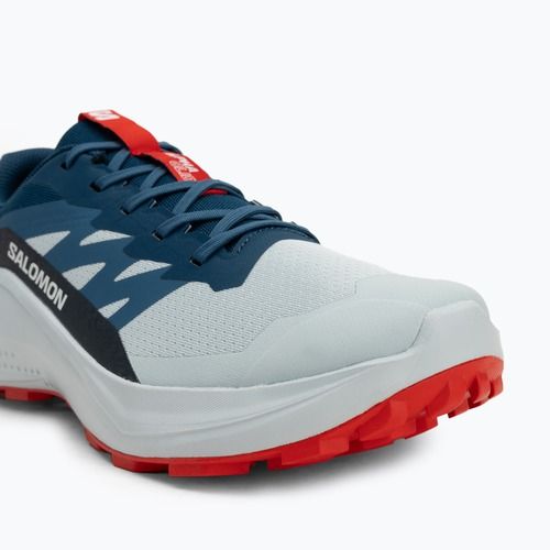 Salomon Alphaglide scarpe da corsa da uomo blu ballad/blu scuro/rosso fuoco