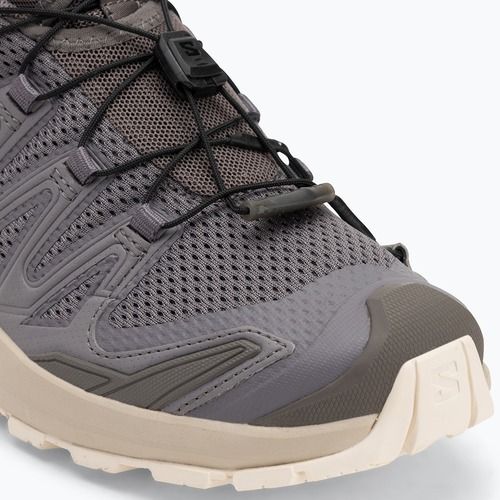 Salomon XA Pro 3D V9 scarpe da corsa donna prugna gattino/oxford tan/pesca tenera