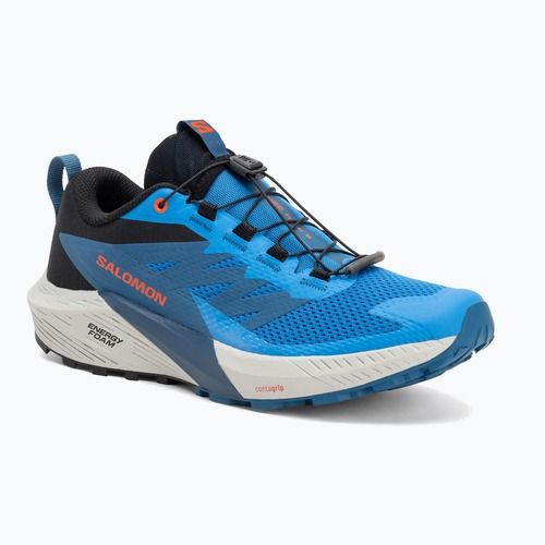 Scarpe da corsa da uomo Salomon Sense Ride 5 blu scuro/nero/blu scuro