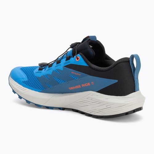 Scarpe da corsa da uomo Salomon Sense Ride 5 blu scuro/nero/blu scuro