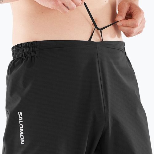 Pantaloni da corsa Salomon Bonatti Trail nero profondo da uomo