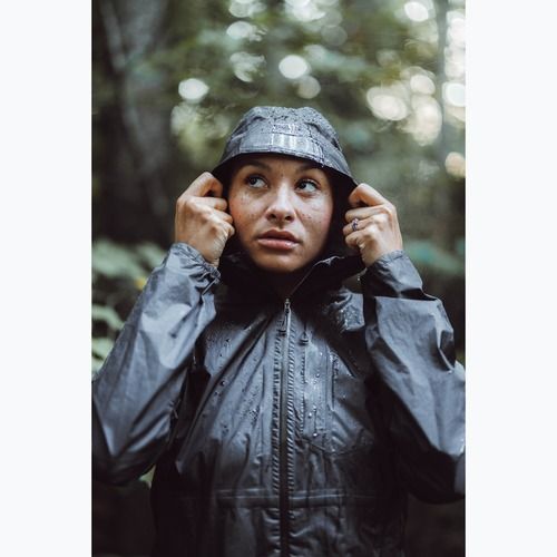 Giacca da corsa da donna Salomon Bonatti Waterproof nero profondo