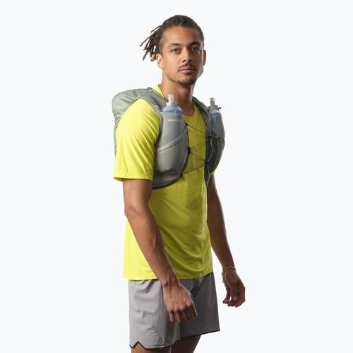 Salomon Active Skin 8 Set gilet da corsa ghirlanda d'alloro/tappa di giglio/lavaggio aloe
